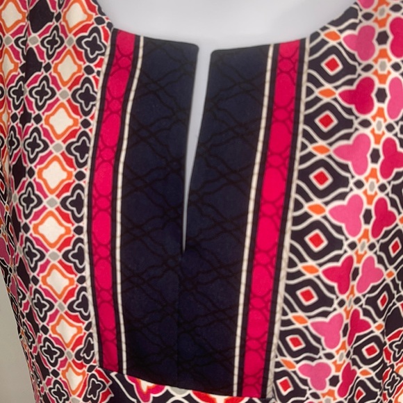 Laundry by Shelli Segal Sheath Multi Color Geometric Dress - S - Picture 6 of 11
